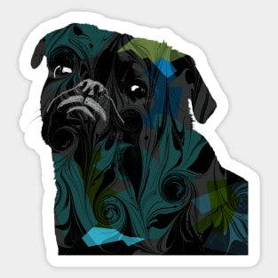 Party Pug Sticker